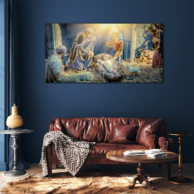 Foto op glas Geboorte van Jezus