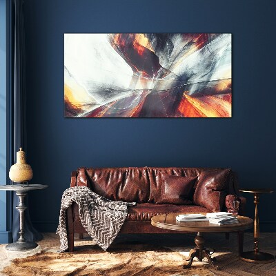 Schilderij op glas Dynamische kleurtransformaties