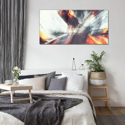 Schilderij op glas Dynamische kleurtransformaties