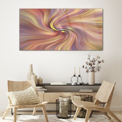 Schilderij op glas Een wervelwind van kleurrijke emoties