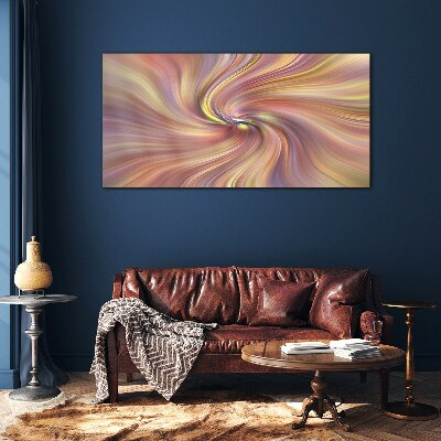 Schilderij op glas Een wervelwind van kleurrijke emoties