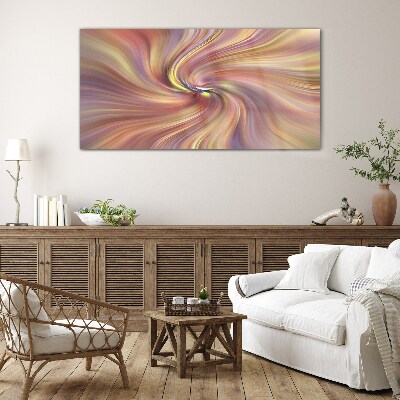 Schilderij op glas Een wervelwind van kleurrijke emoties