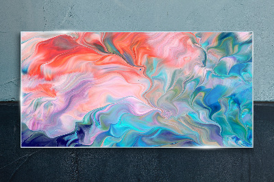 Foto op glas Oceanische wervelingen van kleur