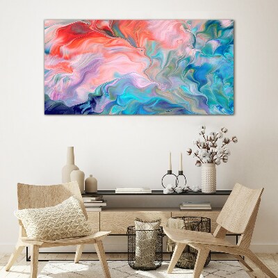 Foto op glas Oceanische wervelingen van kleur