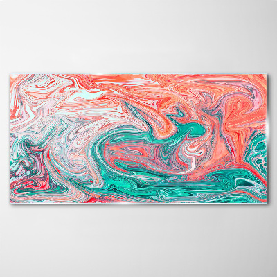 Foto op glas Kleurrijke wervelingen van abstractie