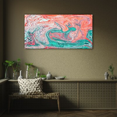 Foto op glas Kleurrijke wervelingen van abstractie