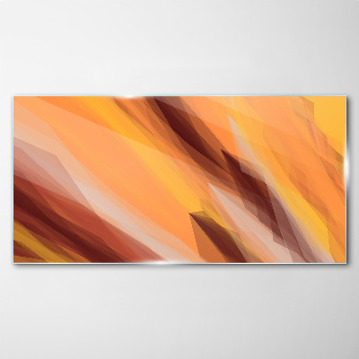 Schilderij op glas Abstracte tinten van warmte