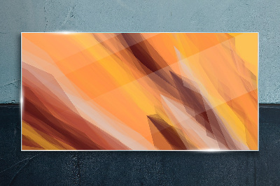Schilderij op glas Abstracte tinten van warmte