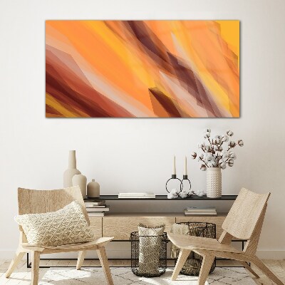 Schilderij op glas Abstracte tinten van warmte