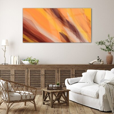 Schilderij op glas Abstracte tinten van warmte