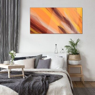Schilderij op glas Abstracte tinten van warmte