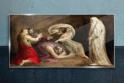 Schilderij op glas Een spook in het aangezicht van tragedie