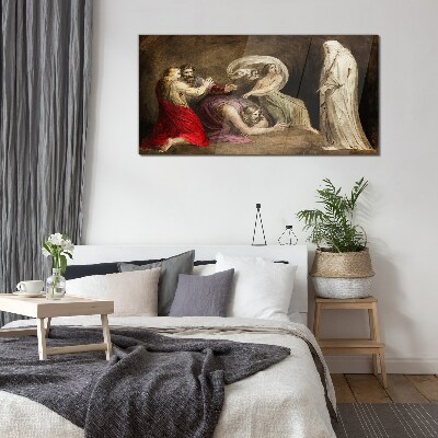 Schilderij op glas Een spook in het aangezicht van tragedie