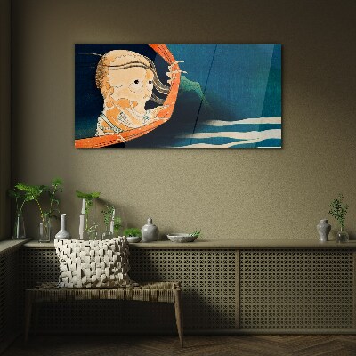 Foto op glas Het fenomeen water en geest