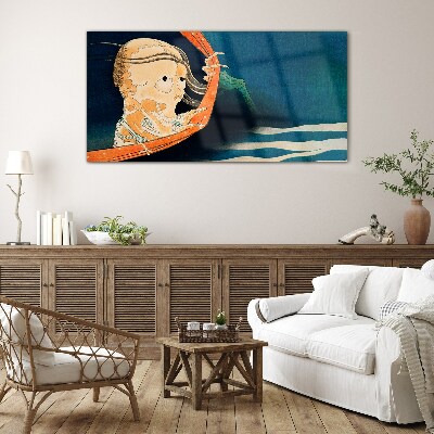 Foto op glas Het fenomeen water en geest