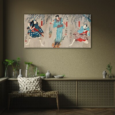 Glas foto Traditioneel Japans podium