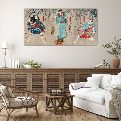 Glas foto Traditioneel Japans podium