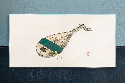 Glas foto Een muziekinstrument uit China