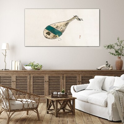 Glas foto Een muziekinstrument uit China