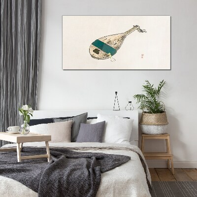 Glas foto Een muziekinstrument uit China