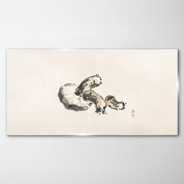 Schilderij op glas Sensuele vormen van de natuur