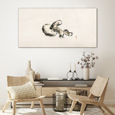 Schilderij op glas Sensuele vormen van de natuur