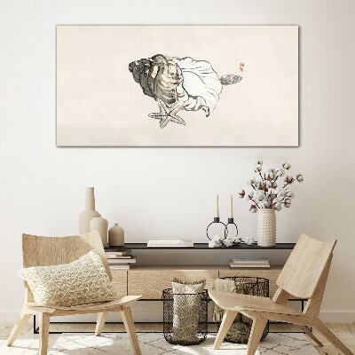 Foto op glas Zeesterrenschelp