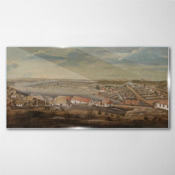 Glas foto Sydney 1800