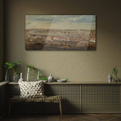 Glas foto Sydney 1800