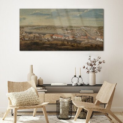 Glas foto Sydney 1800