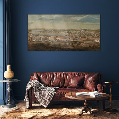 Glas foto Sydney 1800