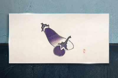 Glas foto De elegantie van groenten in een minimalistische stijl