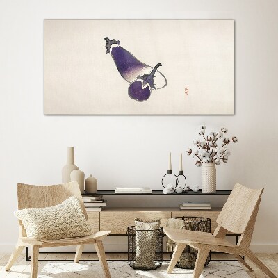 Glas foto De elegantie van groenten in een minimalistische stijl