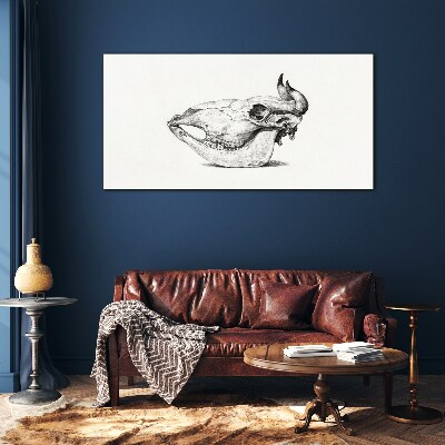 Glas foto Dierenschedel