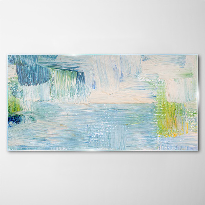 Schilderij op glas Rustige tinten water