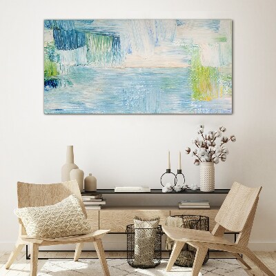 Schilderij op glas Rustige tinten water