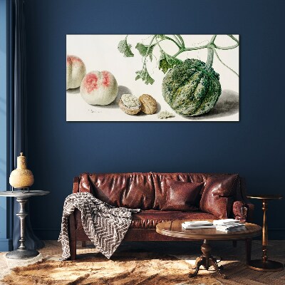 Schilderij op glas Fruit en noten in harmonie