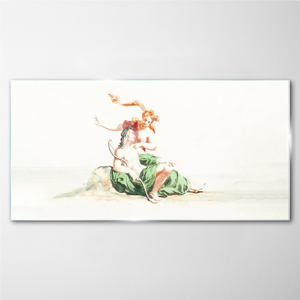 Glas foto Liefde in de schaduw