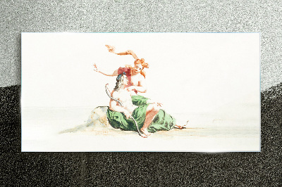 Glas foto Liefde in de schaduw