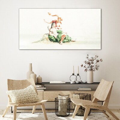 Glas foto Liefde in de schaduw