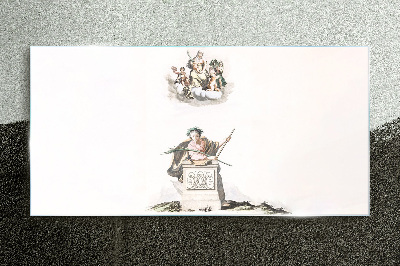 Glas foto Mythologische inspiraties in pasteltinten