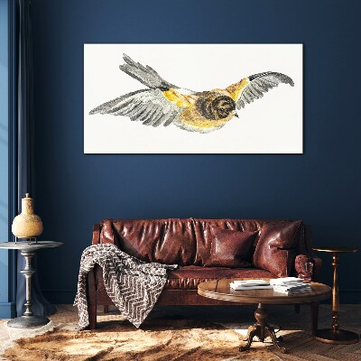 Foto op glas De majestueuze vlucht van een vogel