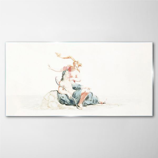 Schilderij op glas Hemel en aarde