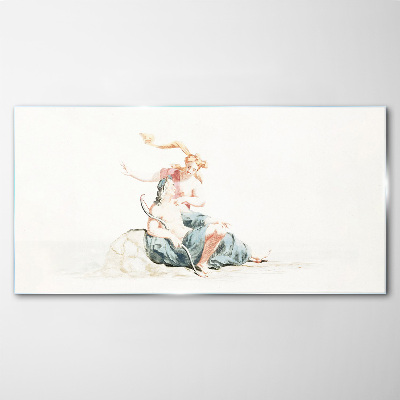 Schilderij op glas Hemel en aarde