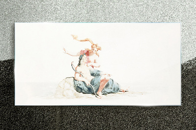 Schilderij op glas Hemel en aarde