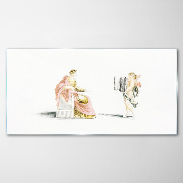 Glas foto Gesprek met een engel