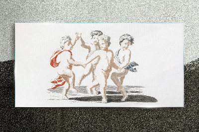 Glas foto Dansende kinderen