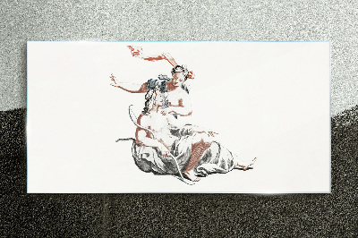 Foto op glas Mythologische ontmoeting