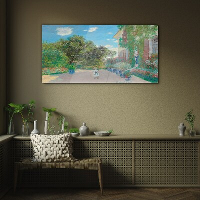 Foto op glas De tuin van Giverny