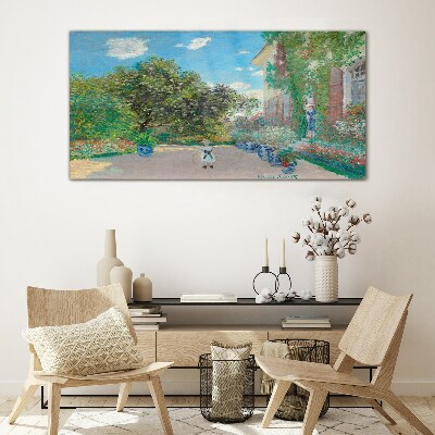 Foto op glas De tuin van Giverny